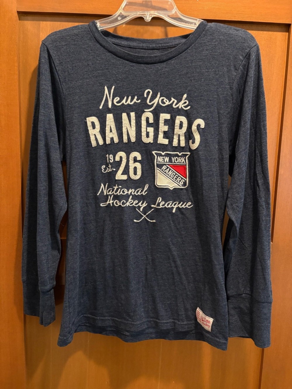 New York Rangers Women's Long Sleeve Tee - Navy